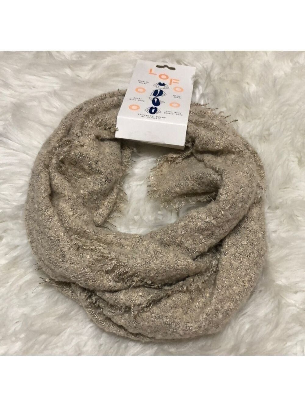 NWT Love of Fashion Tan Scarf